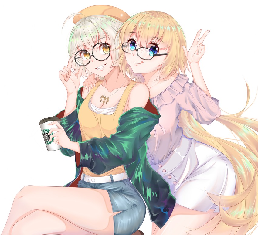 jeanne d'arc alter and jeanne d'arc (fate and 2 more) drawn by sd4869