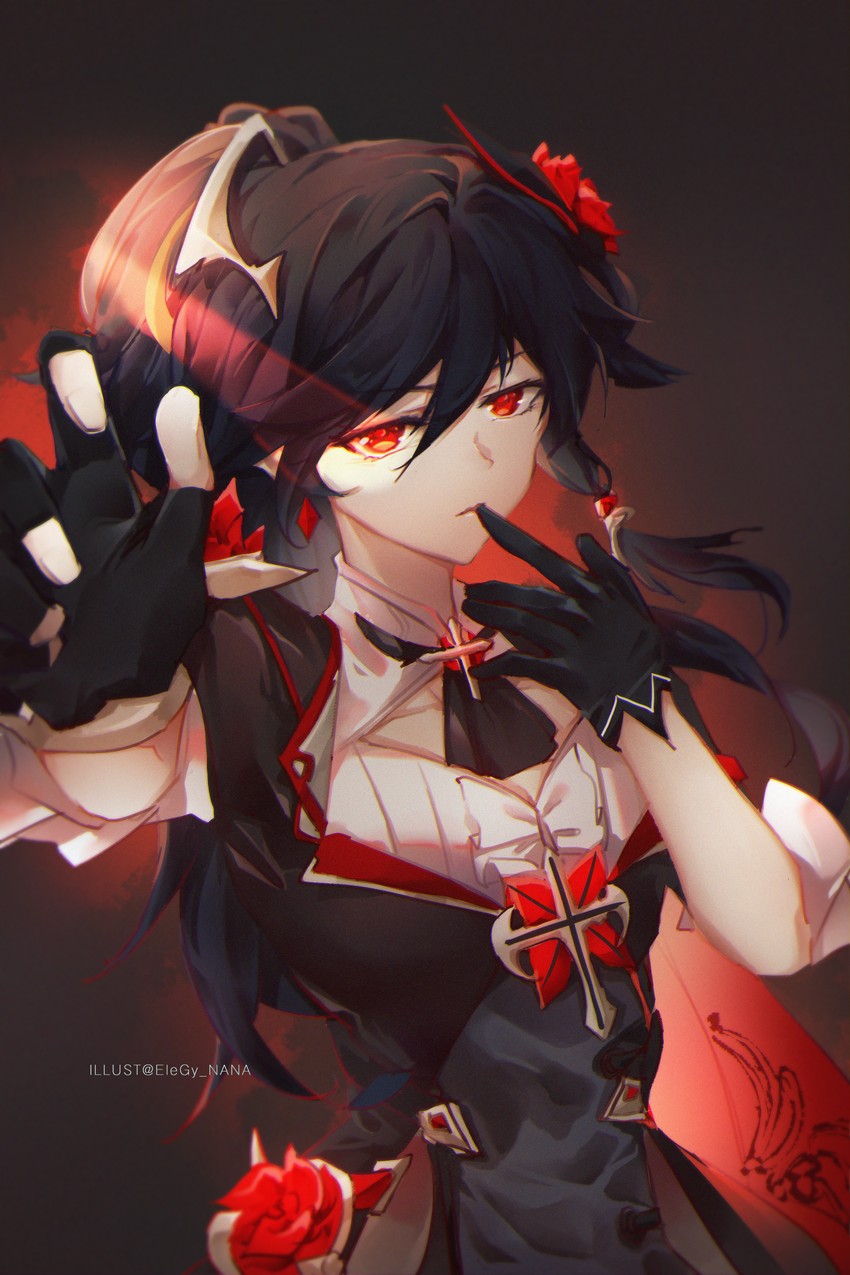 fu hua (honkai and 1 more) drawn by nana895
