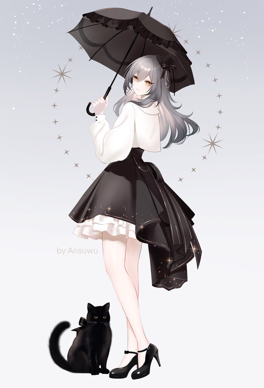 trailblazer and stelle (honkai and 1 more) drawn by 707arisu