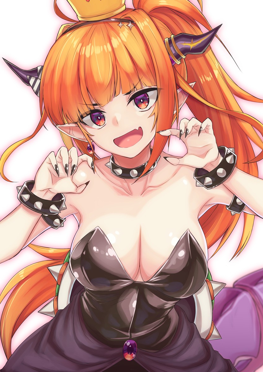 kiryu coco and bowsette (hololive and 2 more) drawn by ral_(ralf)