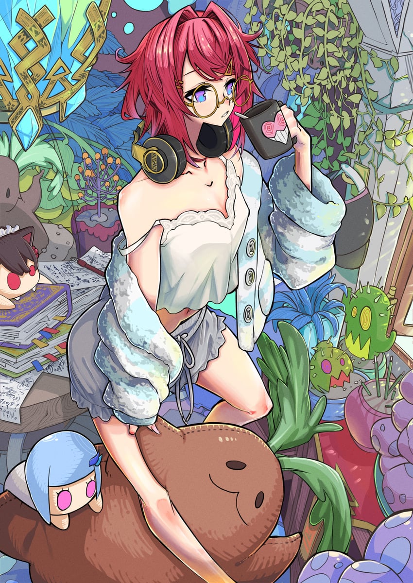 lize helesta, ange katrina, inui toko, and mandragora (nijisanji) drawn by tetsu_booya