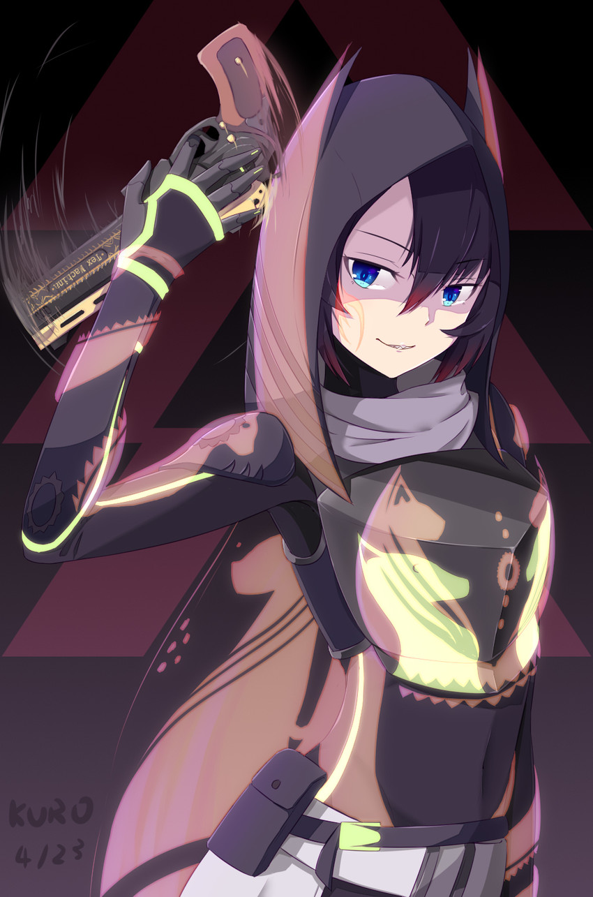 hunter (original and 1 more) drawn by kuroda_kuwa