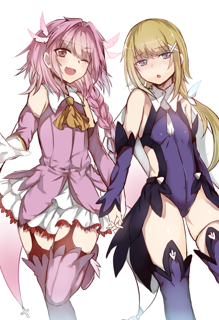 illyasviel von einzbern, astolfo, miyu edelfelt, prisma illya, and chevalier d'eon (fate and 3 more) drawn by nagatsuki_take