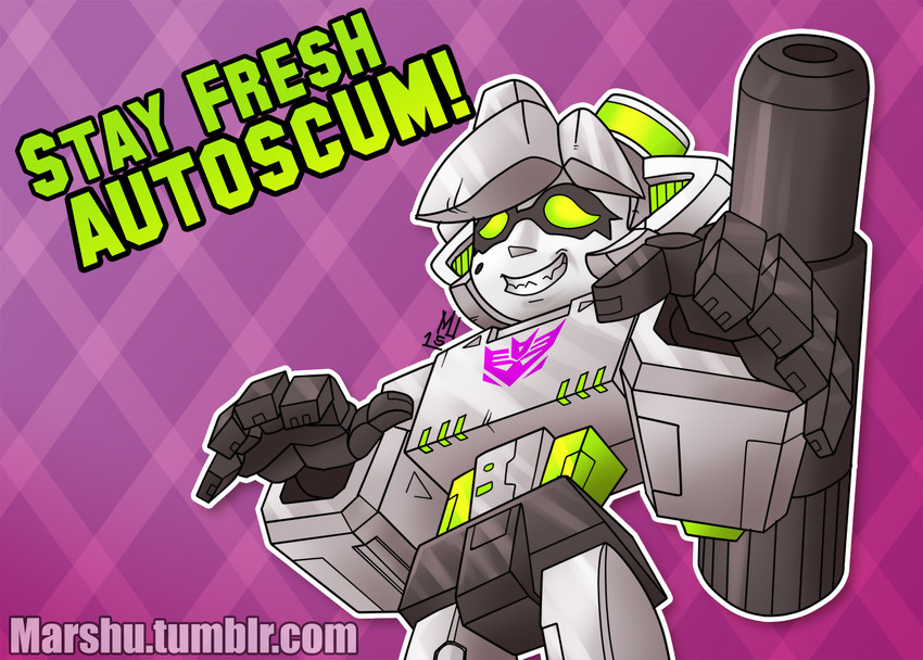 marie and megatron (splatoon and 3 more) drawn by marshu
