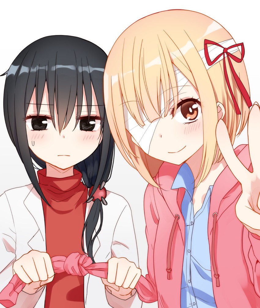 kamioka senri and ameno hitsuka (original) drawn by piripun
