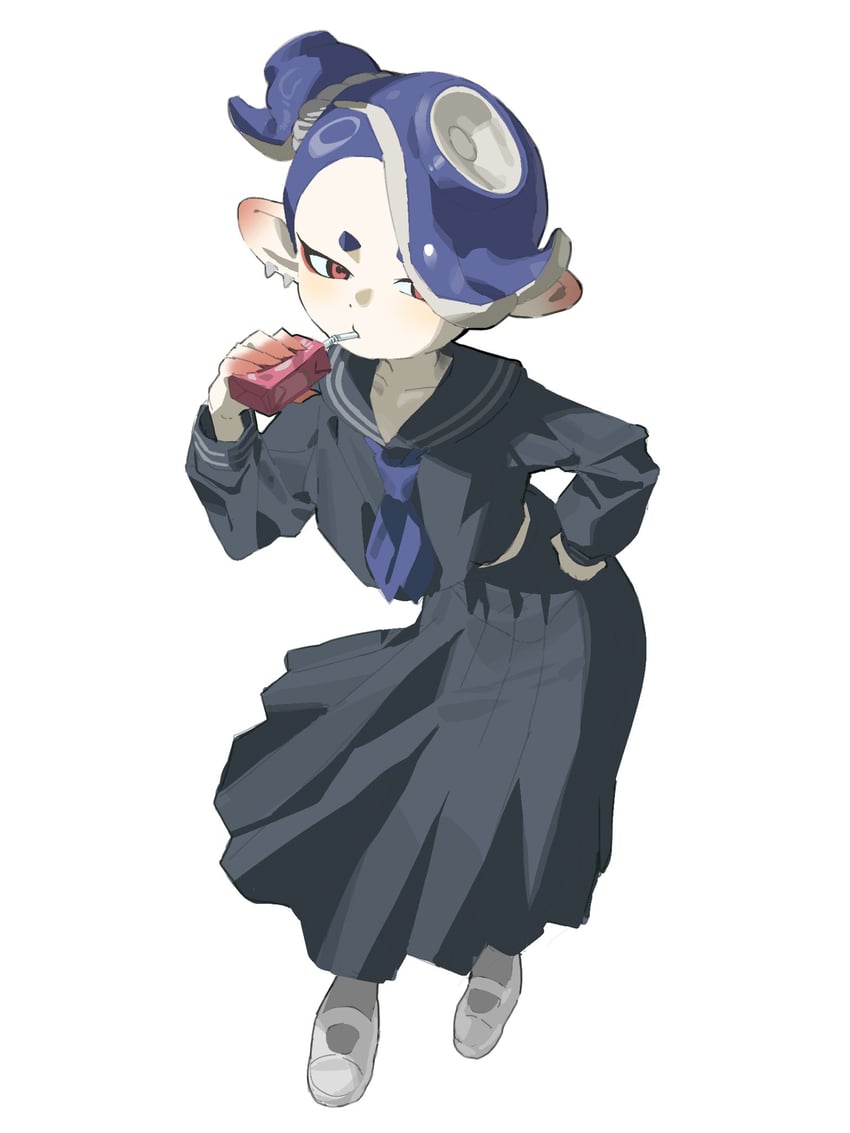 shiver (splatoon and 1 more) drawn by lat_latte71