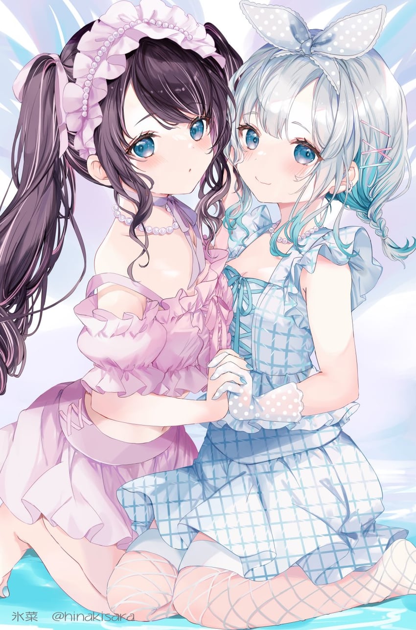 kaga sumire and kaga nazuna (vspo! and 1 more) drawn by hinakisara