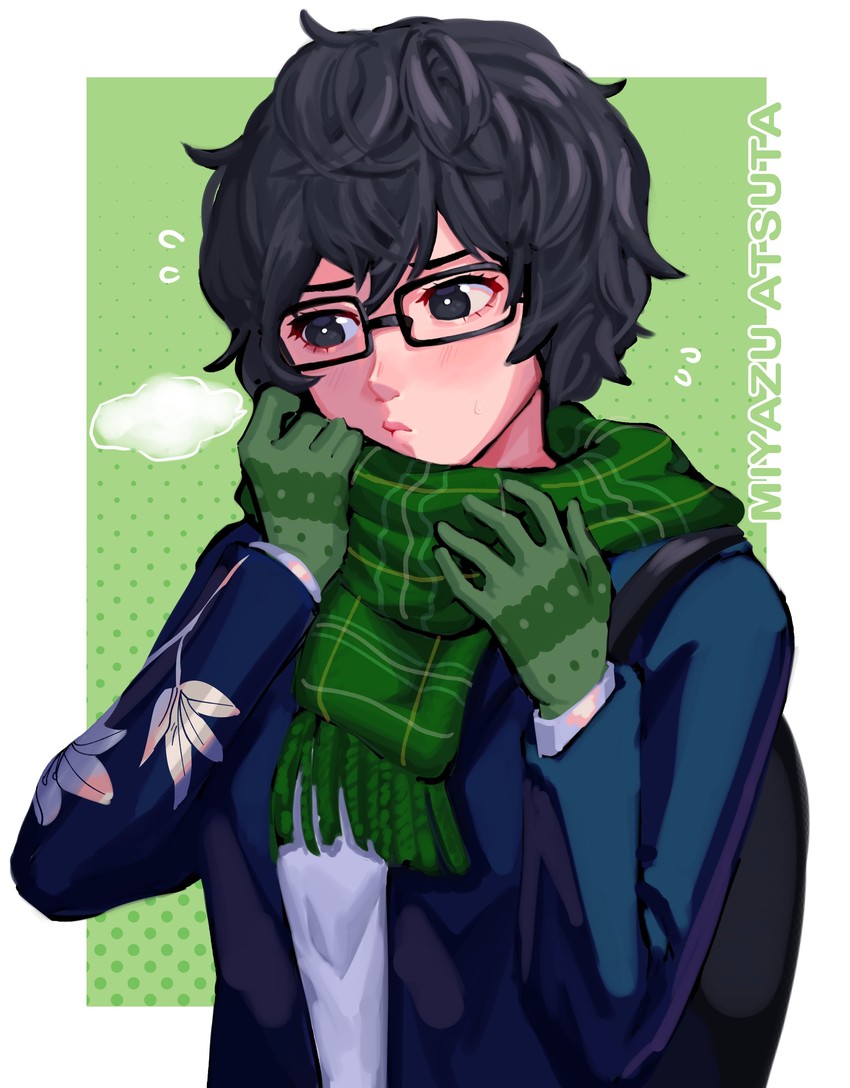 atsuta miyazu (shin megami tensei and 1 more) drawn by barley_juice