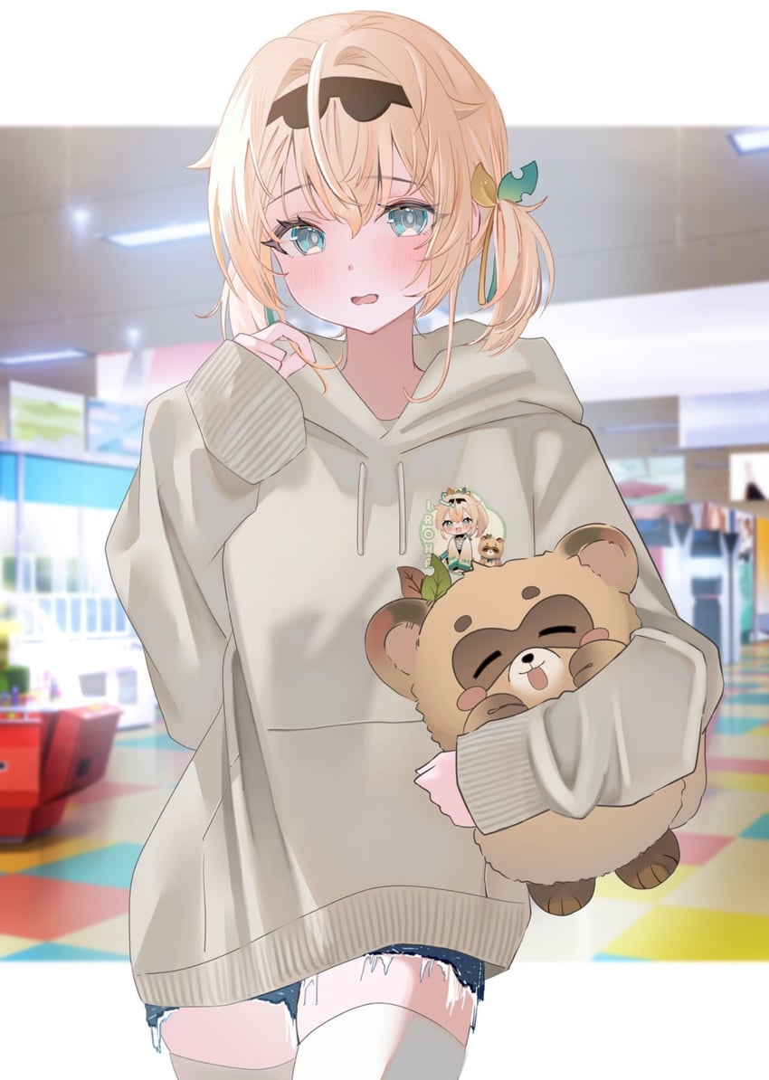 kazama iroha and pokobee (hololive) drawn by nekoi_(nekoi_0116)