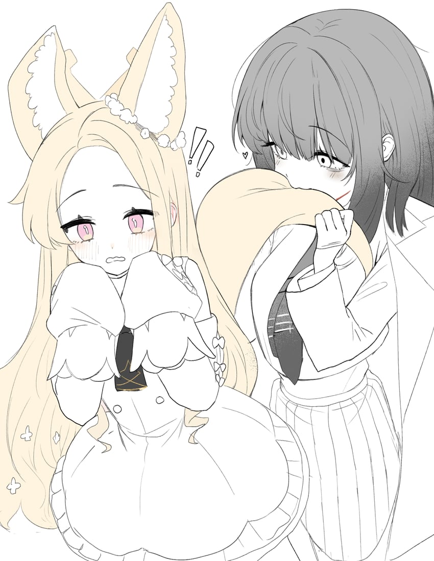 sensei, seia, and female sensei (blue archive) drawn by ran_(bearsoymilk)
