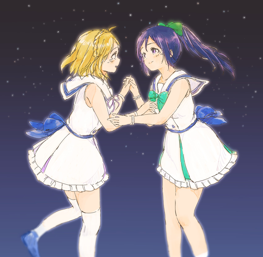 matsuura kanan and ohara mari (love live! and 1 more) drawn by syou_(endemic_species)