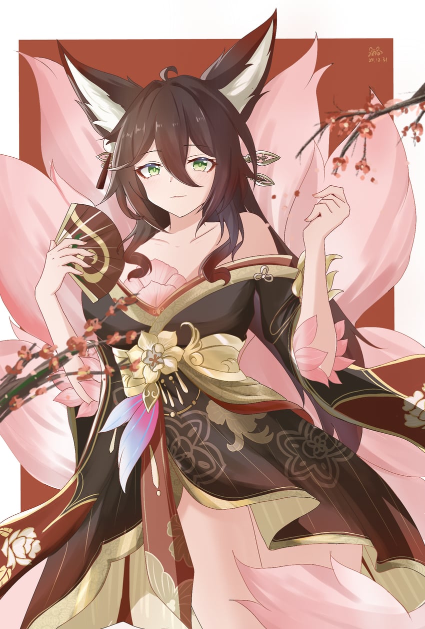 tingyun and fugue (honkai and 1 more) drawn by zerosama_(sailuojiang)