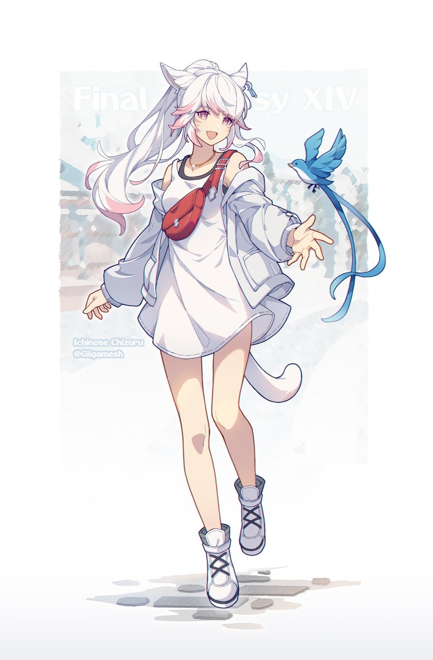 warrior of light and meteion (final fantasy and 1 more) drawn by 9yuki