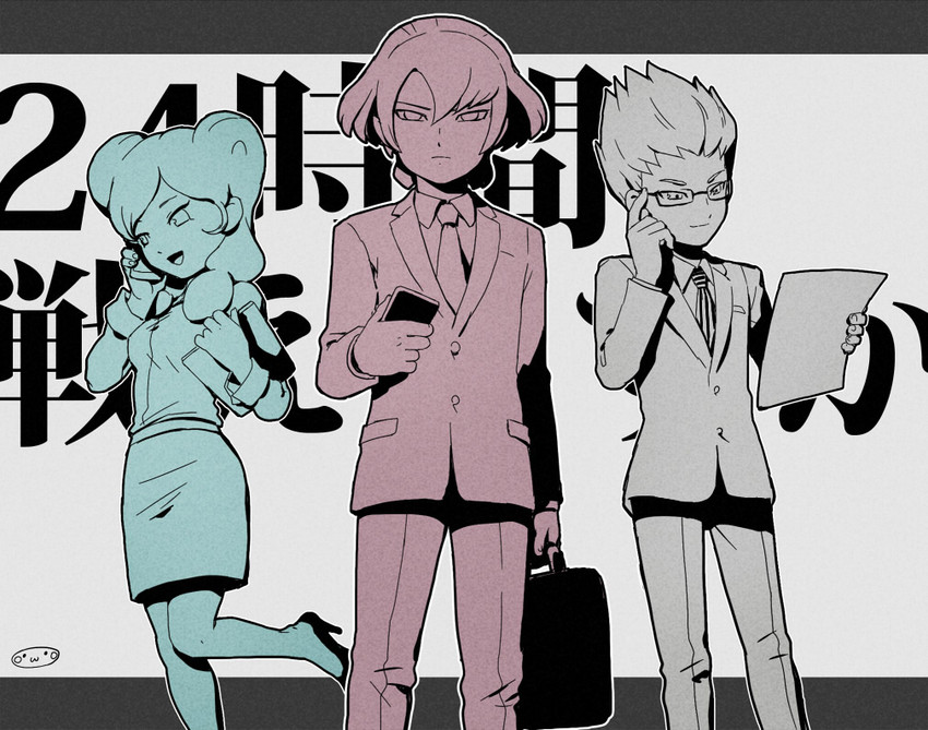 beta, alpha, and gamma (inazuma eleven and 2 more) drawn by mizuhara_aki