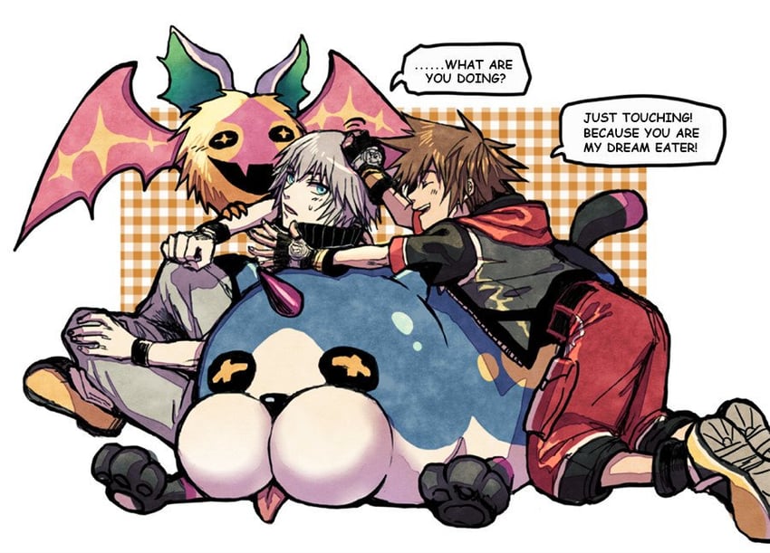 sora and riku (kingdom hearts) drawn by owlforkh