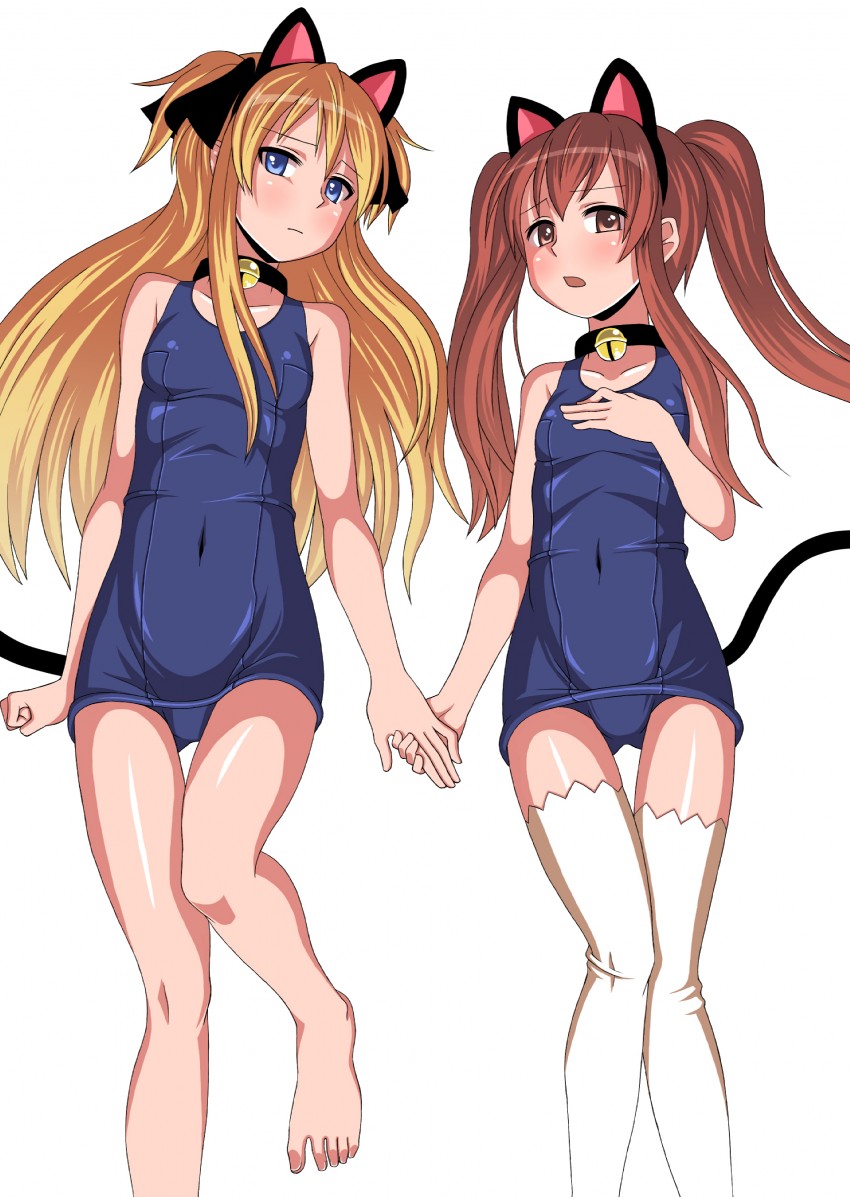 shalon and aloe (quiz magic academy) drawn by orochi_itto