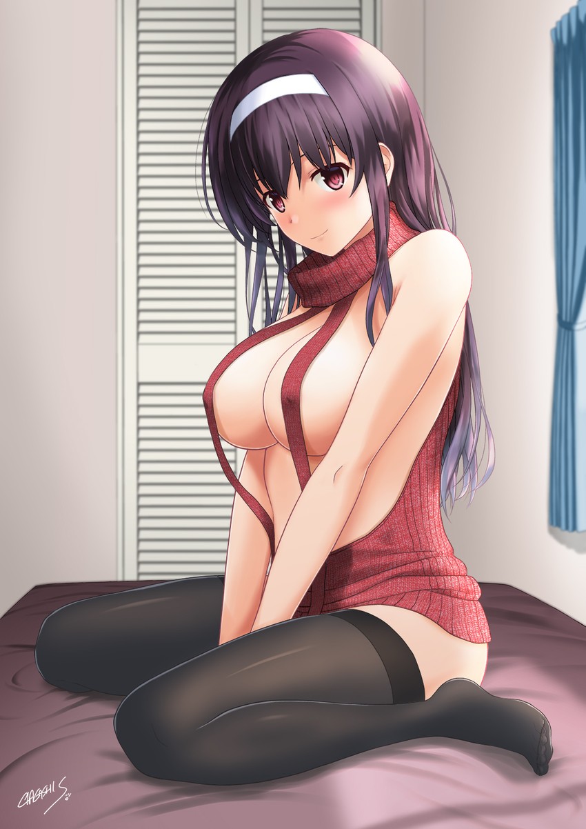 kasumigaoka utaha (saenai heroine no sodatekata) drawn by satou_chagashi