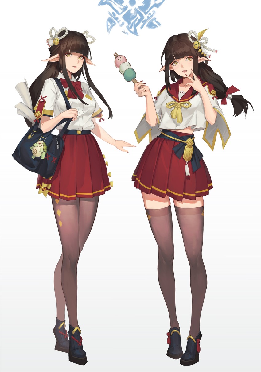 hinoa and minoto (monster hunter and 1 more) drawn by fushe