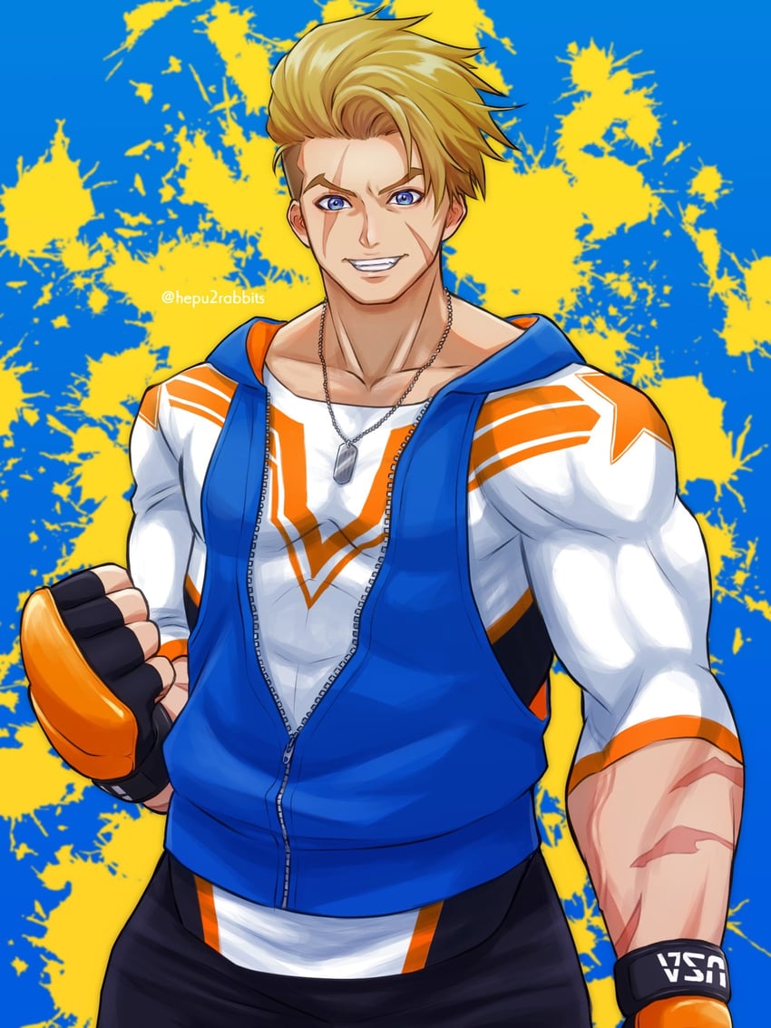 luke sullivan (street fighter and 1 more) drawn by hepu2rabbits_(epuusa)