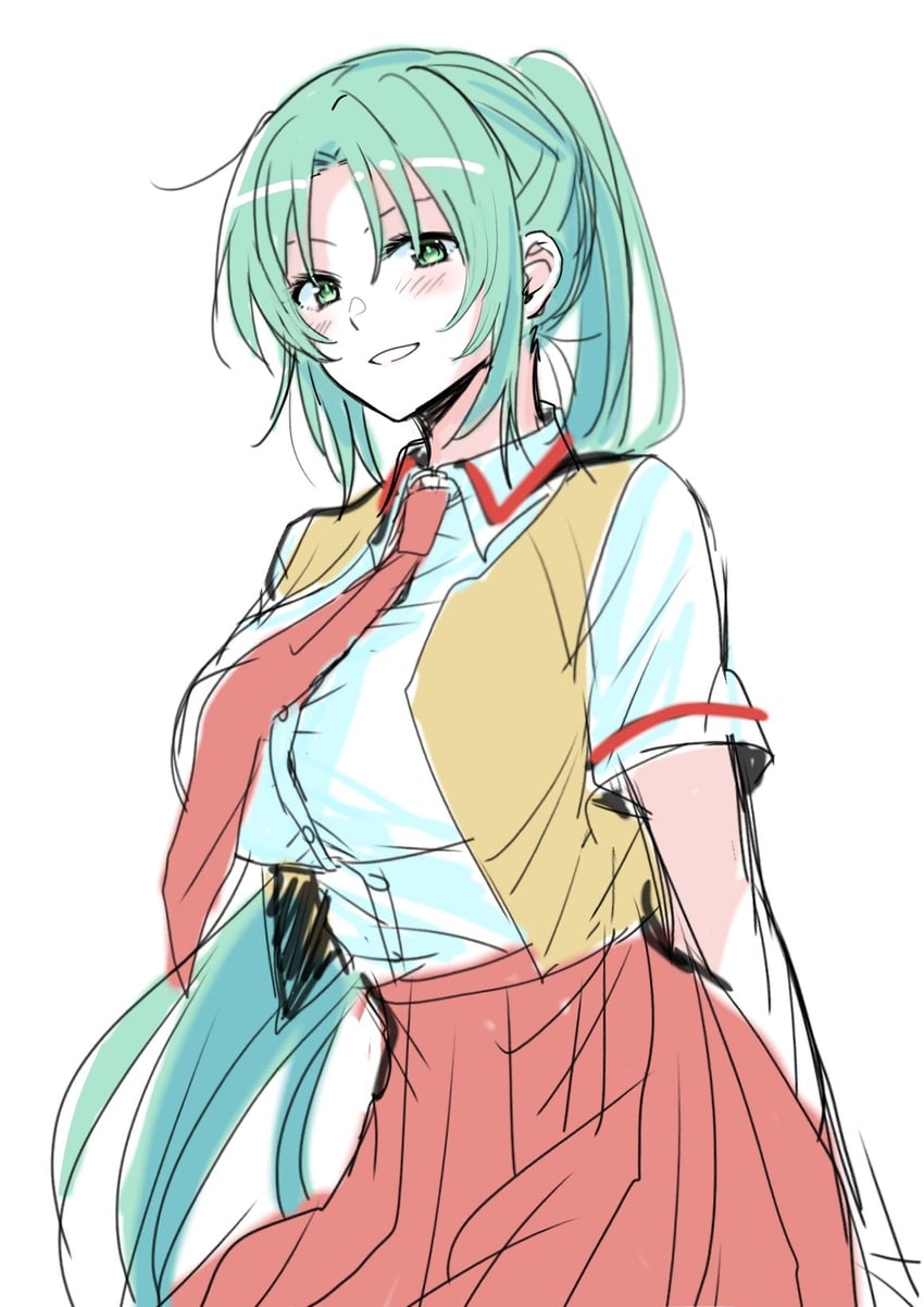 sonozaki mion (higurashi no naku koro ni) drawn by sierit