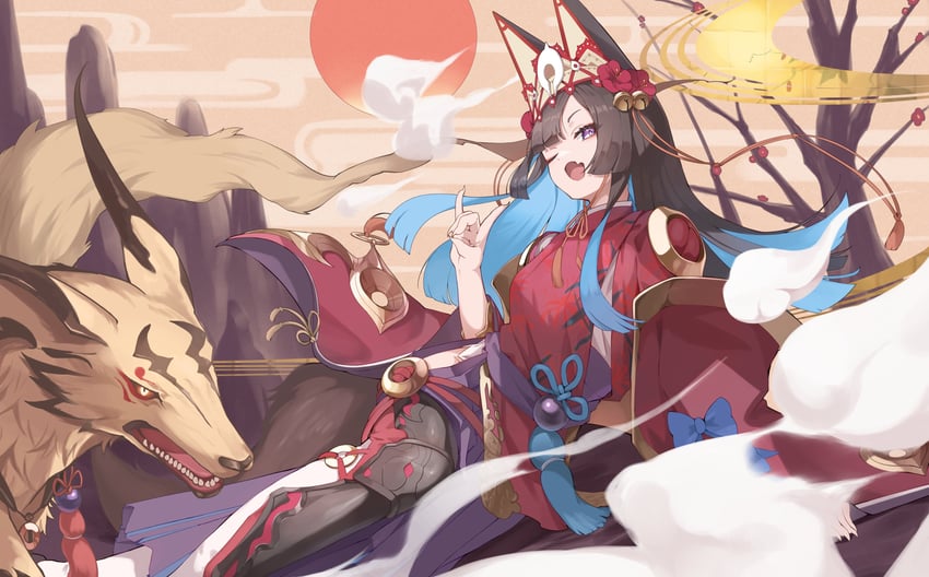 ginsetsu (shadowverse and 1 more) drawn by ichien_ekaki
