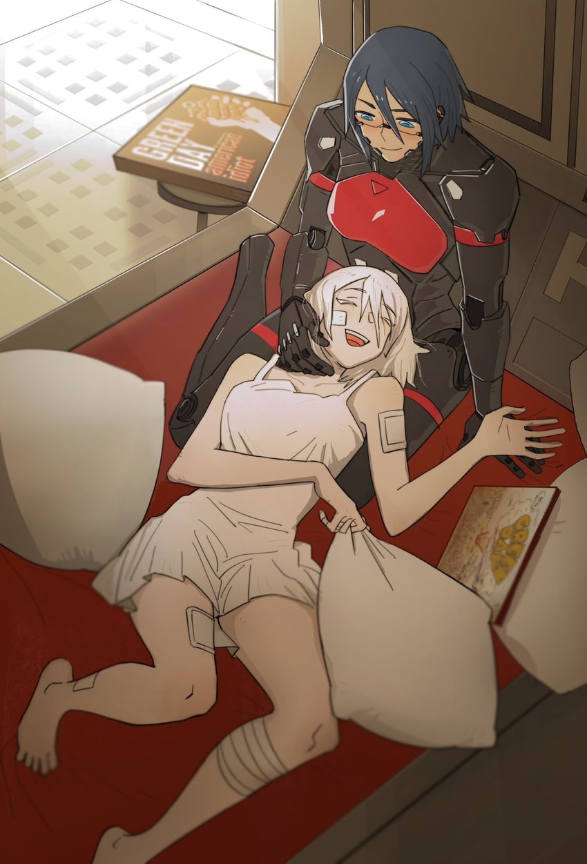 elster and ariane yeong (signalis and 1 more) drawn by faye_roland
