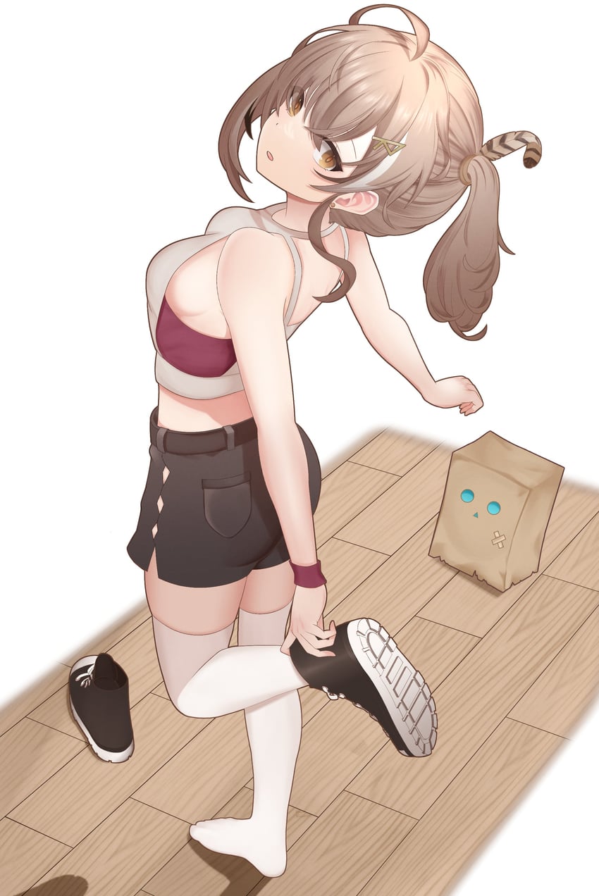 nanashi mumei (hololive and 1 more) drawn by mayoi0109