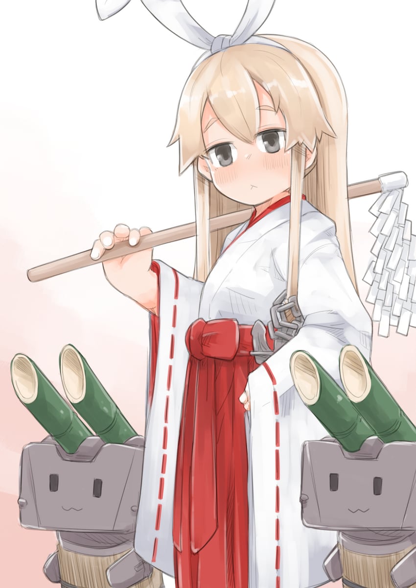 shimakaze and rensouhou-chan (kantai collection) drawn by enjaku_izuku