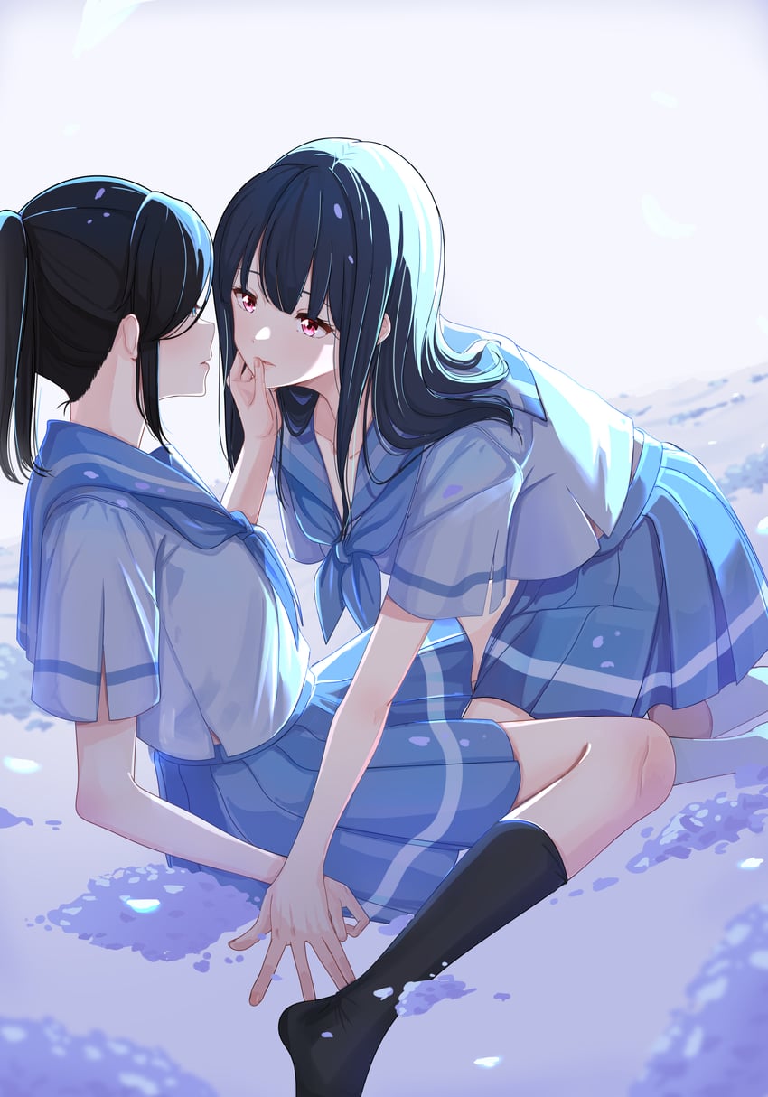 yoroizuka mizore and kasaki nozomi (hibike! euphonium and 1 more) drawn by azusa_zilu