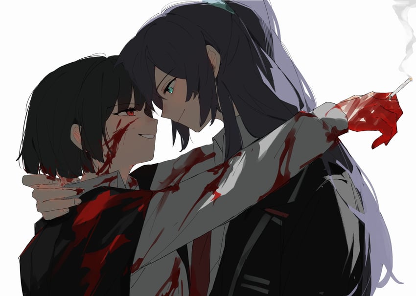 hong lu and ryoshu (project moon and 1 more) drawn by munh422