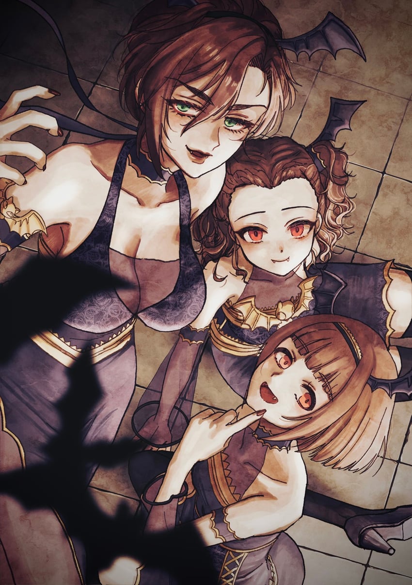 seki hiromi, kitami yuzu, and kiba manami (idolmaster and 1 more) drawn by shinogugu