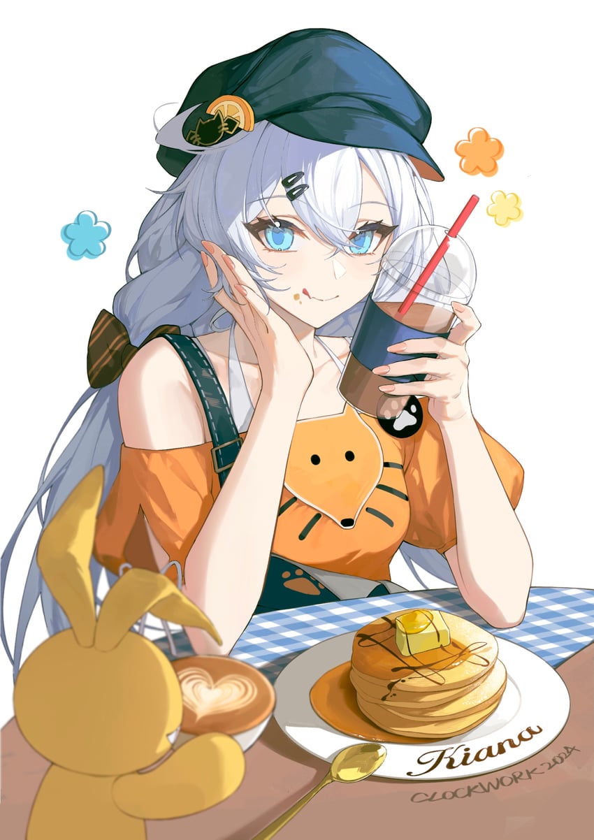 kiana kaslana and homu (honkai and 1 more) drawn by tutou_jiang