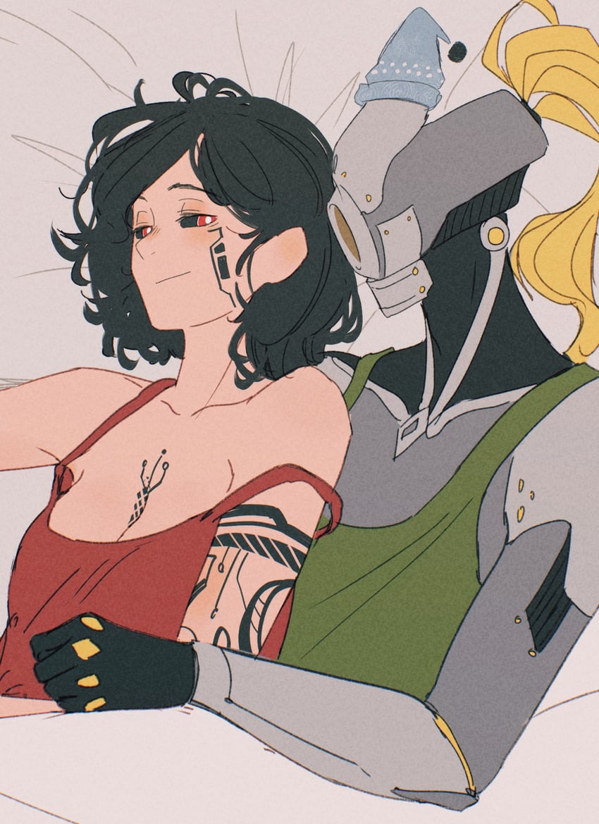 tether and enoch (original) drawn by spindle_(aidenr0)