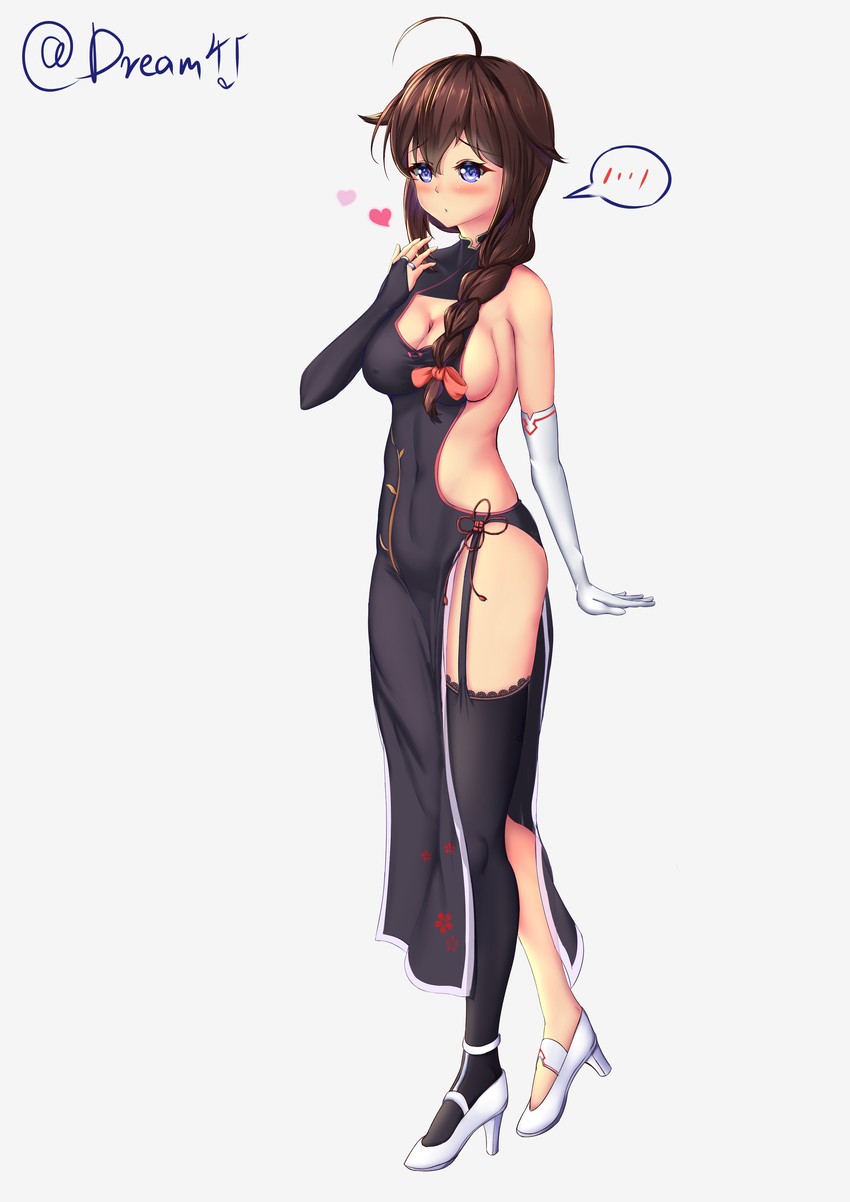 shigure and shigure kai ni (kantai collection) drawn by dream41