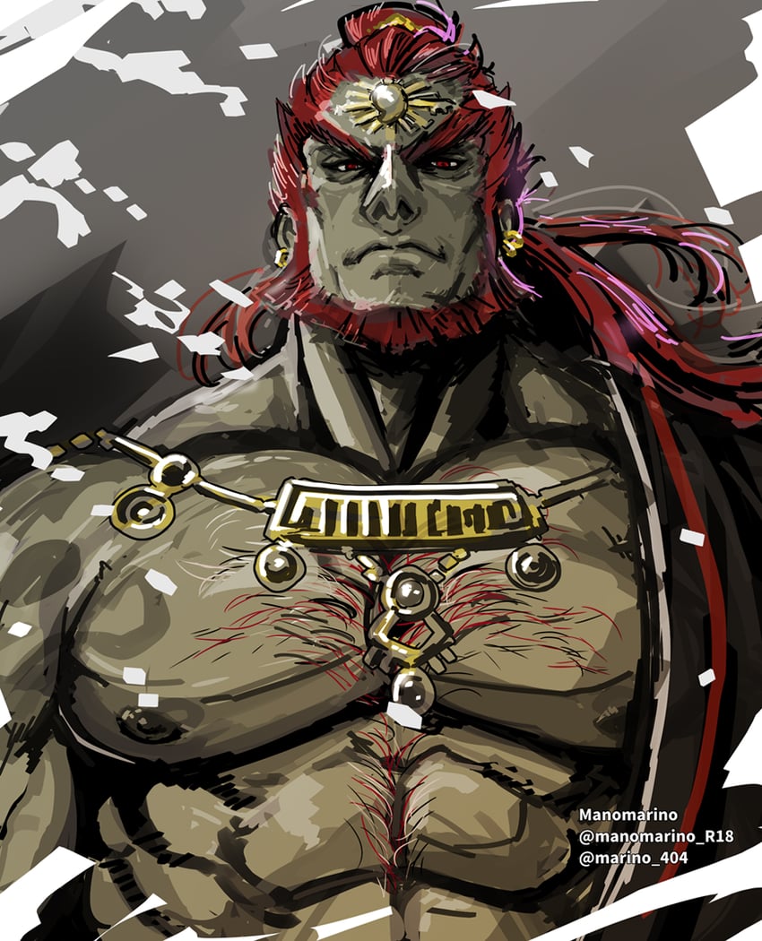 ganondorf (the legend of zelda and 1 more) drawn by manomarino