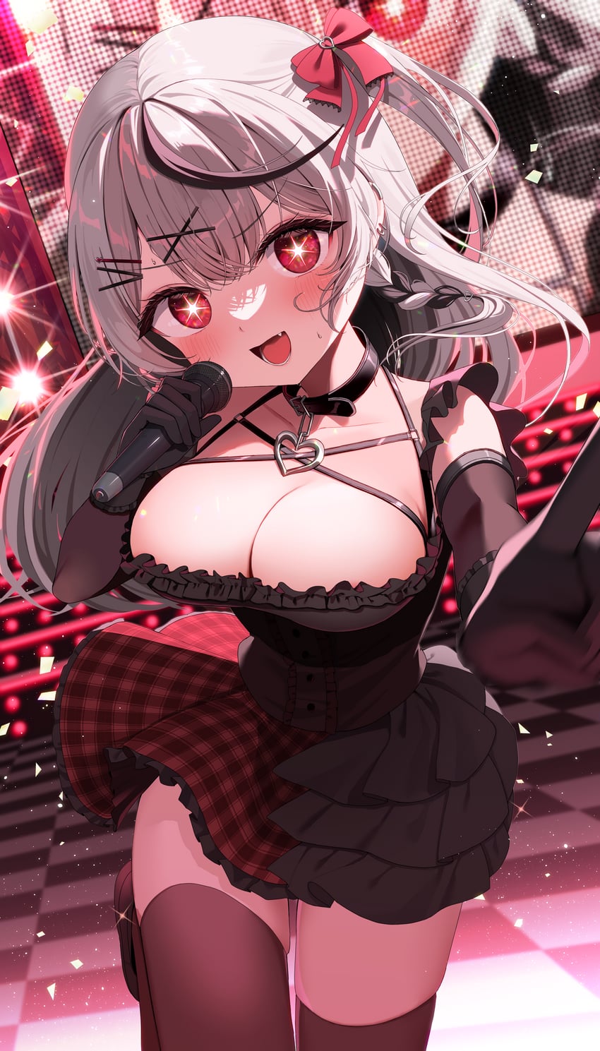 sakamata chloe (hololive and 1 more) drawn by aamana0