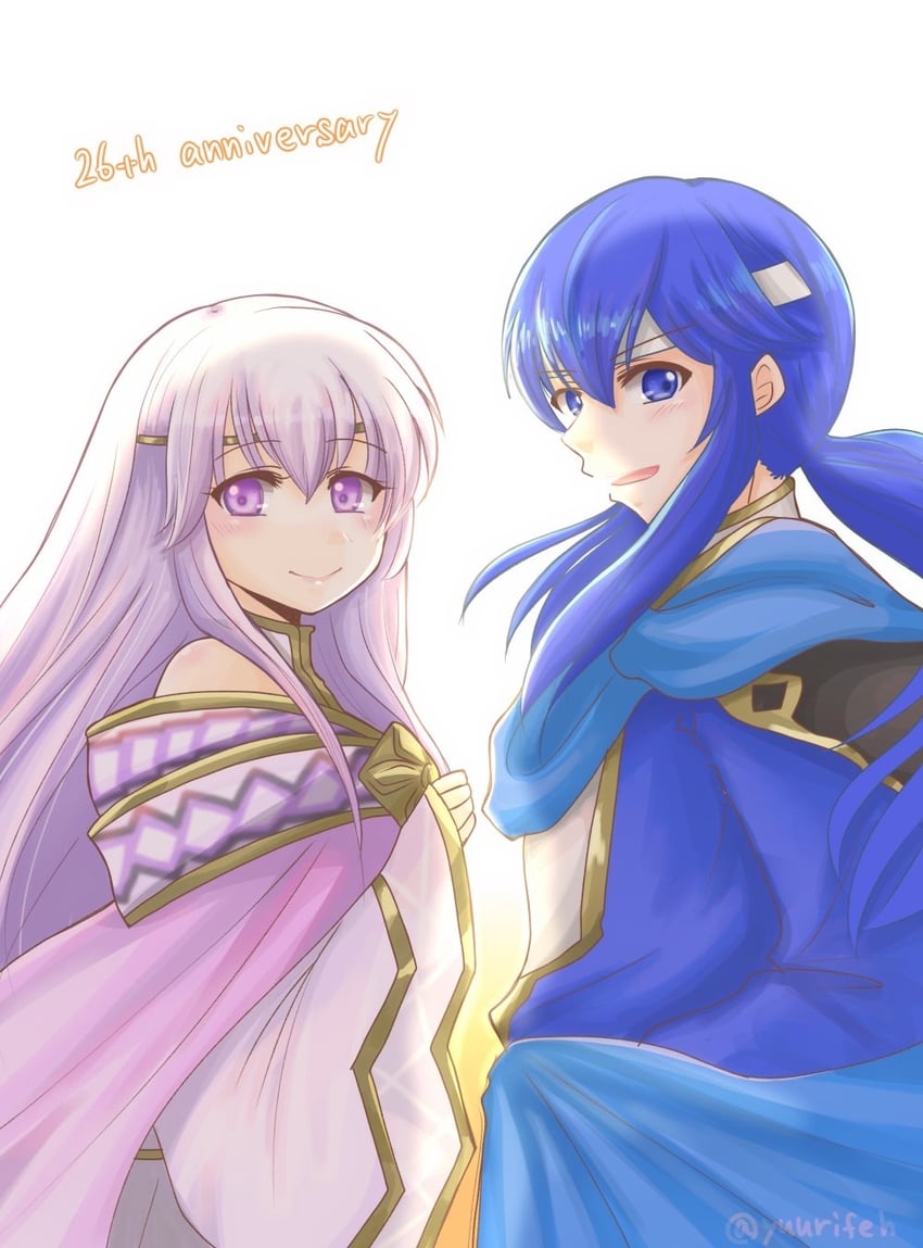 seliph and julia (fire emblem and 1 more) drawn by yuurifeh