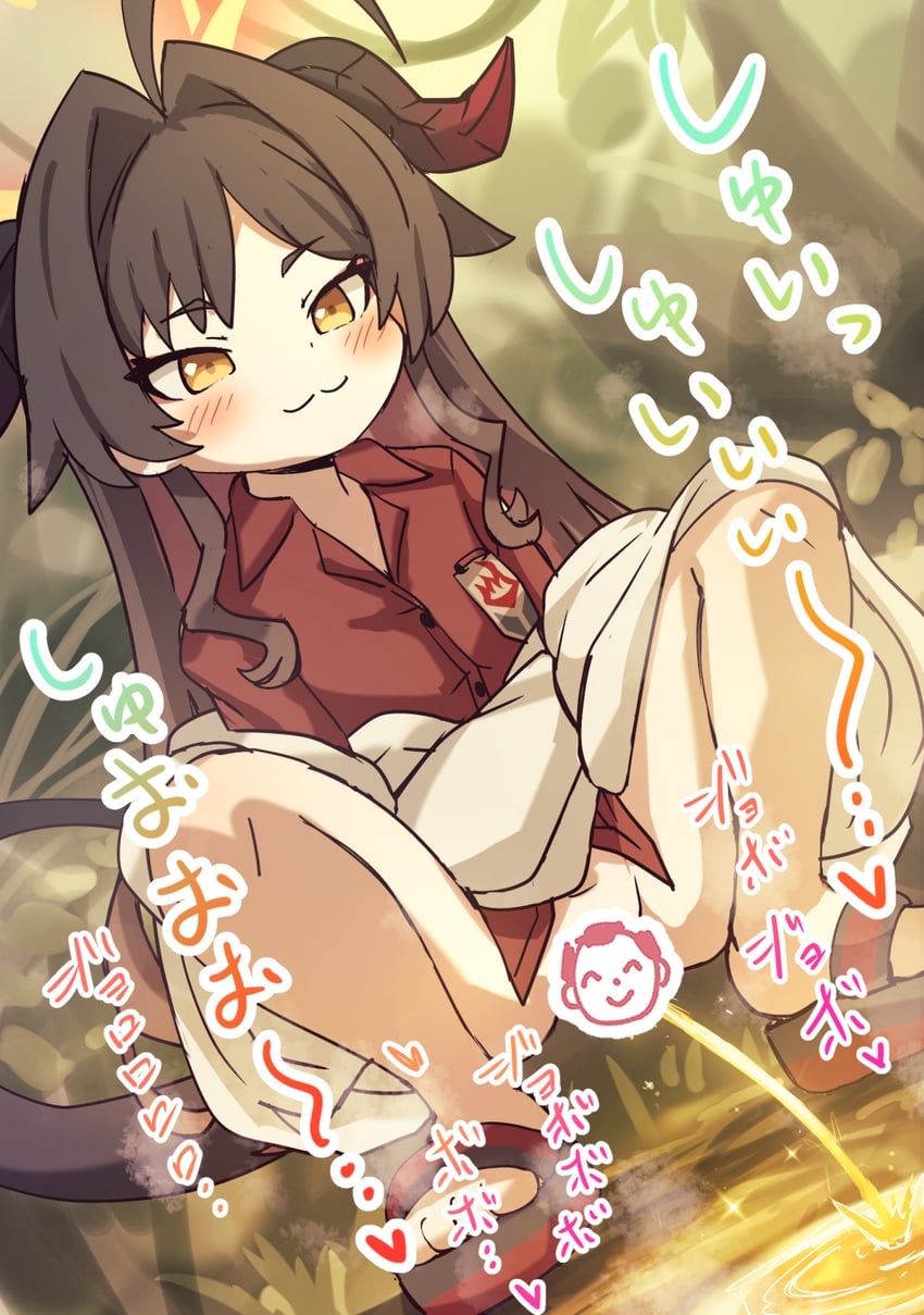 sensei, doodle sensei, and kasumi (blue archive) drawn by hayasaka_(neoneet)