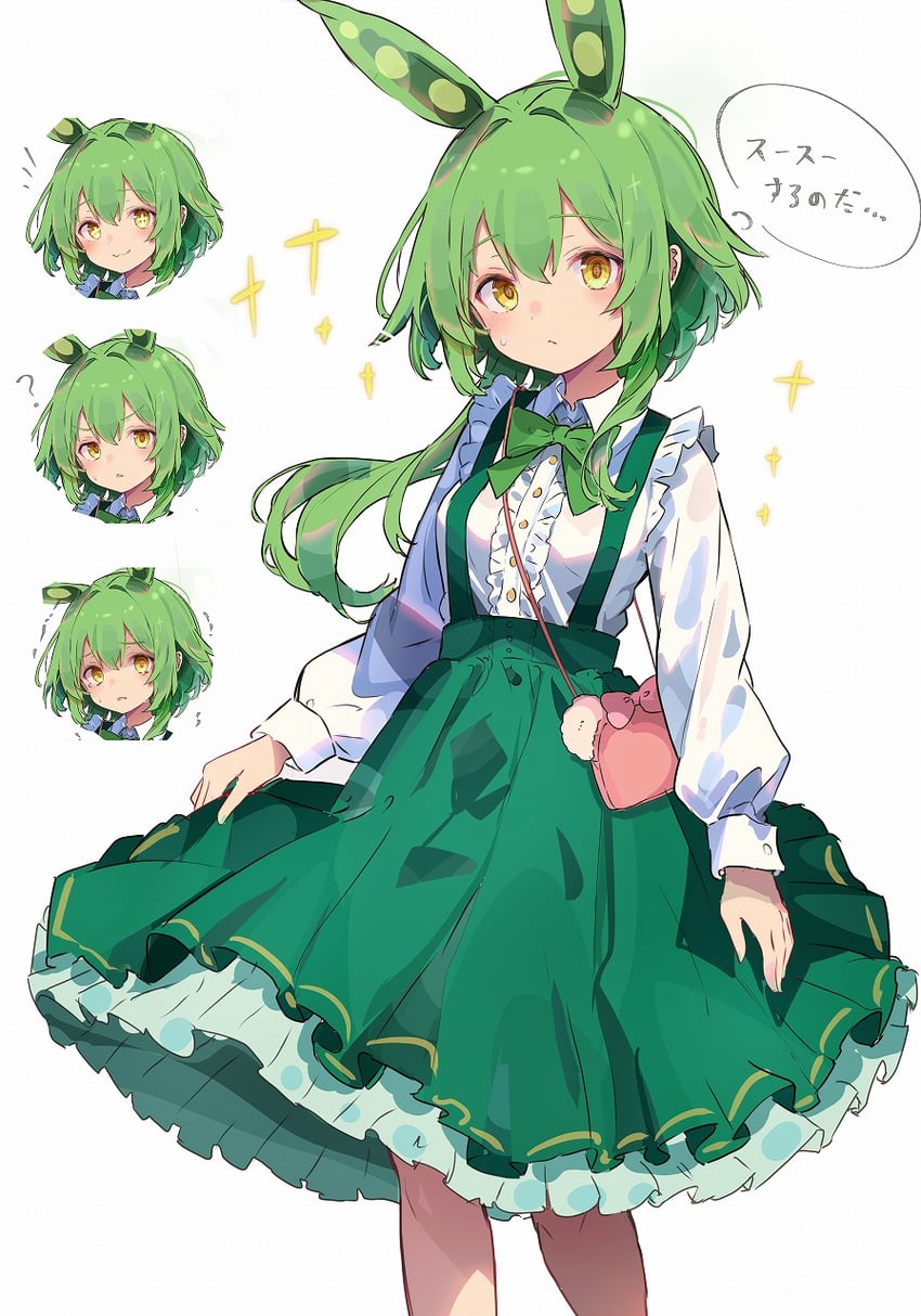 zundamon and ojou-sama zundamon (voicevox) drawn by kujira_hebi
