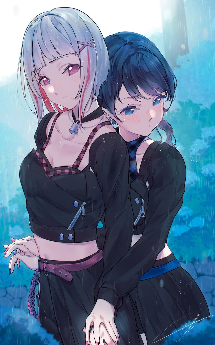murano sayaka and yugiri tsuzuri (love live! and 1 more) drawn by kuzia_(atarayo)