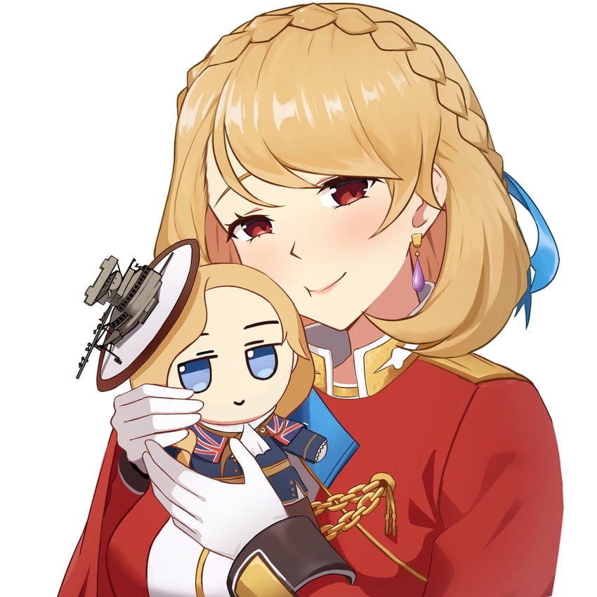 hood and prince of wales (azur lane) drawn by nyle404