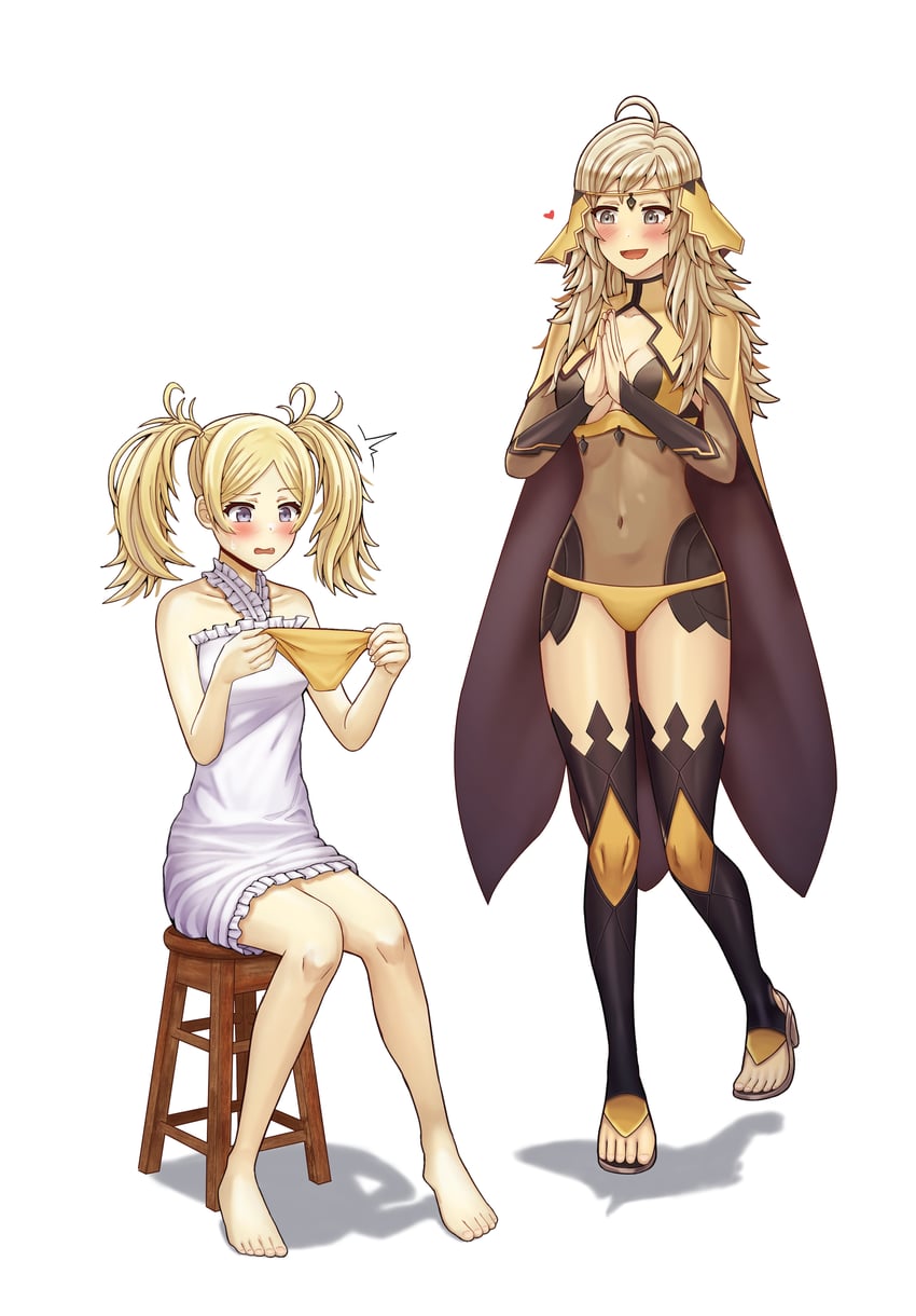 ophelia and lissa (fire emblem and 2 more) drawn by saikunartworks