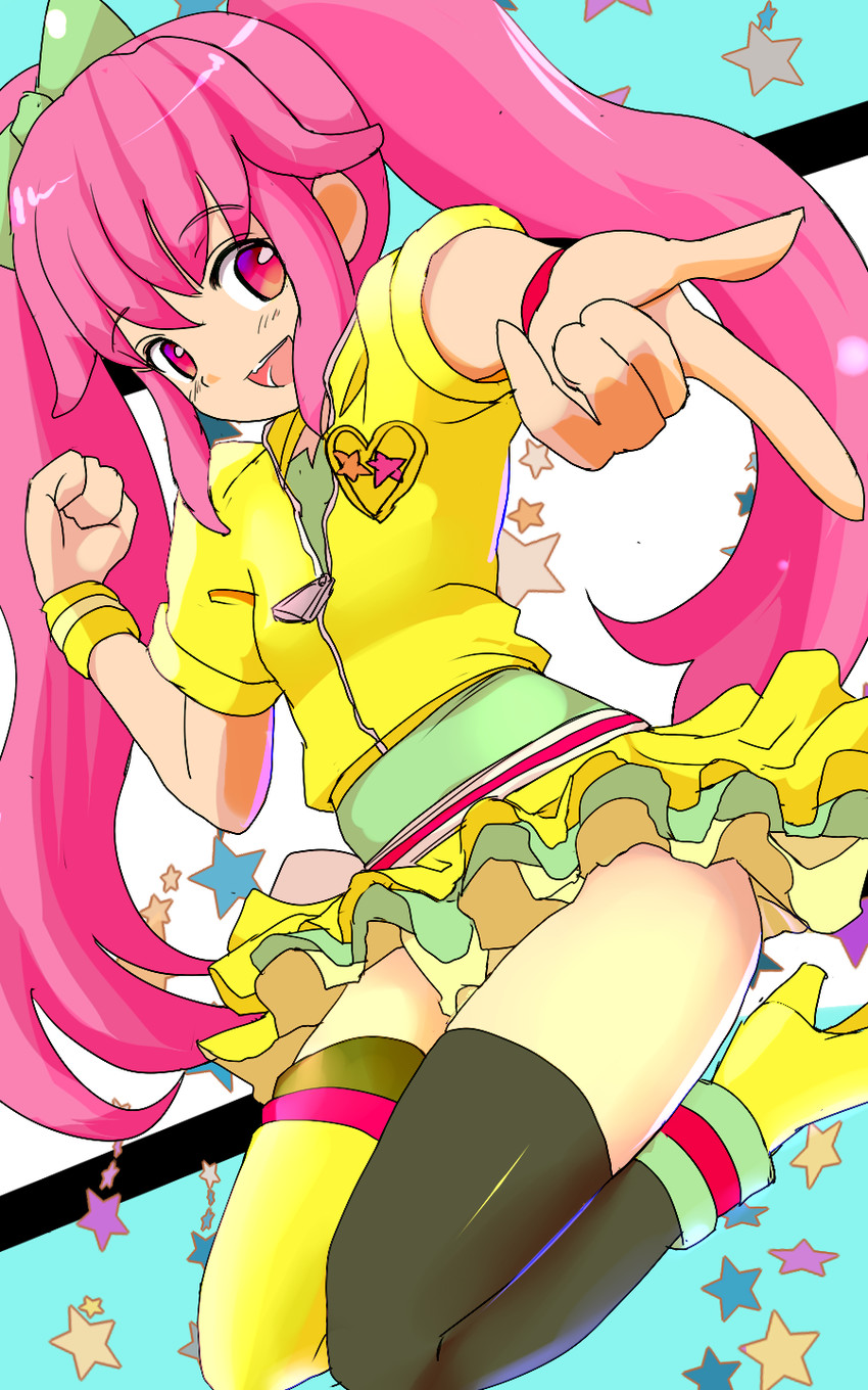 aino megumi and cure lovely (precure and 1 more) drawn by ishikkoro