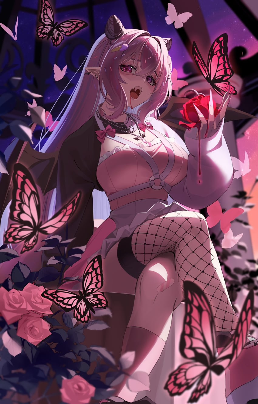 sprinkle hershy (indie virtual youtuber) drawn by nomu_(29_nom)