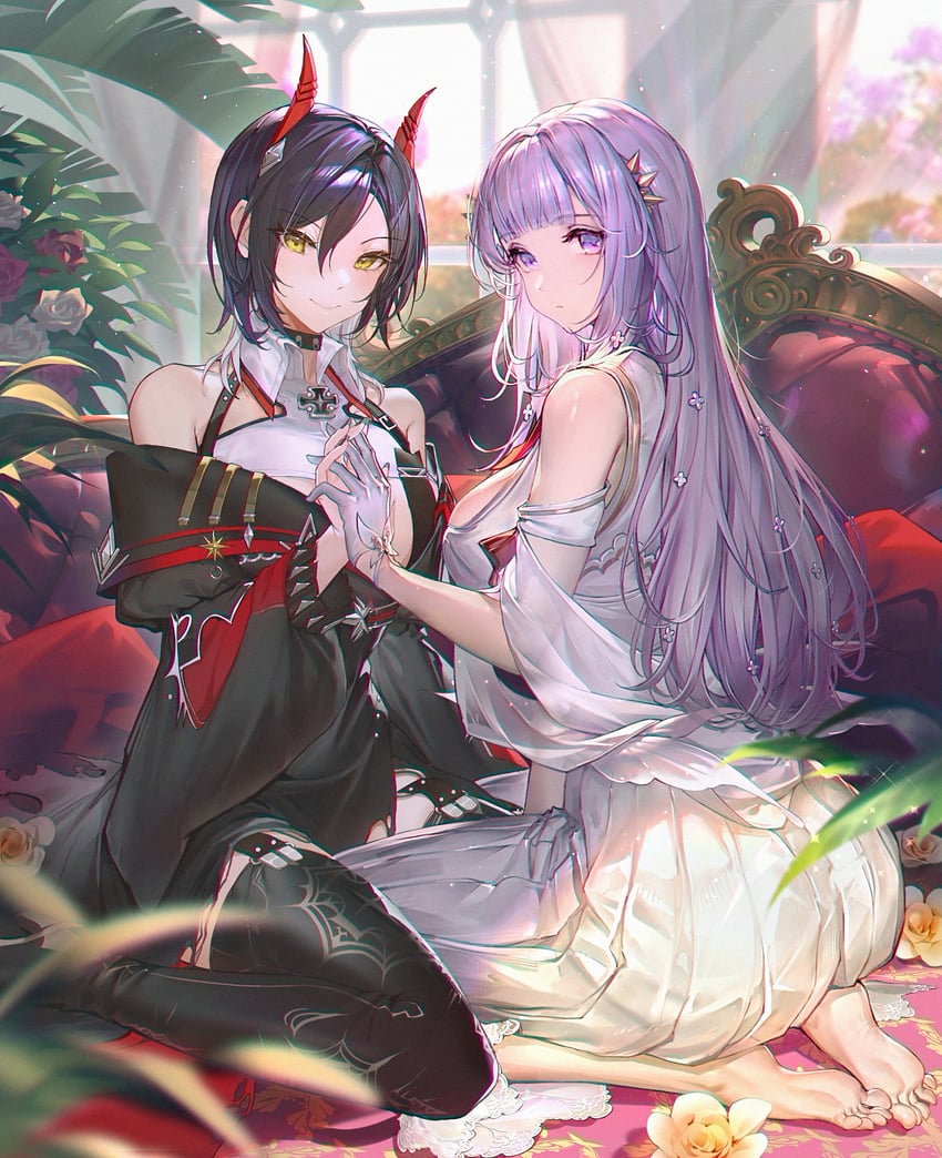 ulrich von hutten and plymouth (azur lane) drawn by gt-apex