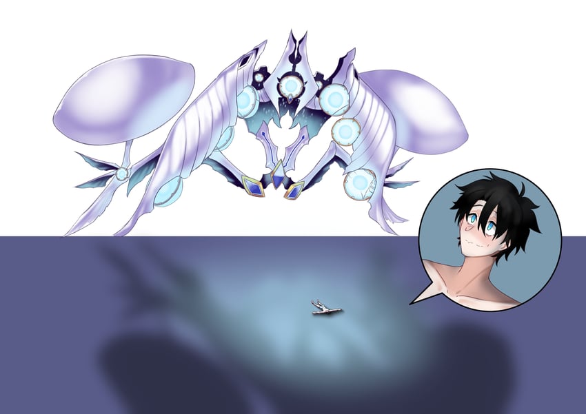fujimaru ritsuka and aphrodite (fate and 1 more) drawn by the_flying_toaster
