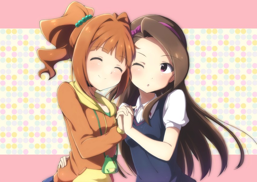 minase iori and takatsuki yayoi (idolmaster) drawn by rariemonn