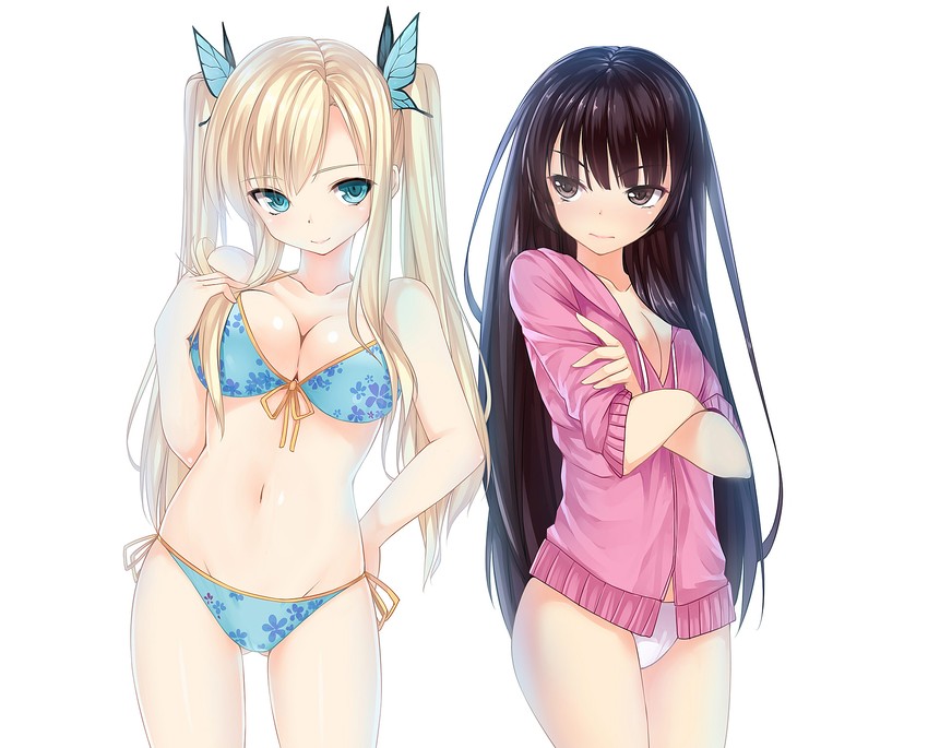 kashiwazaki sena and mikazuki yozora (boku wa tomodachi ga sukunai) drawn by caidychen