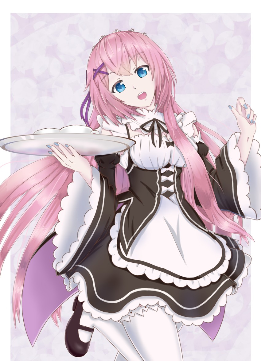 megurine luka and ram (vocaloid and 1 more) drawn by sundajin_asagi