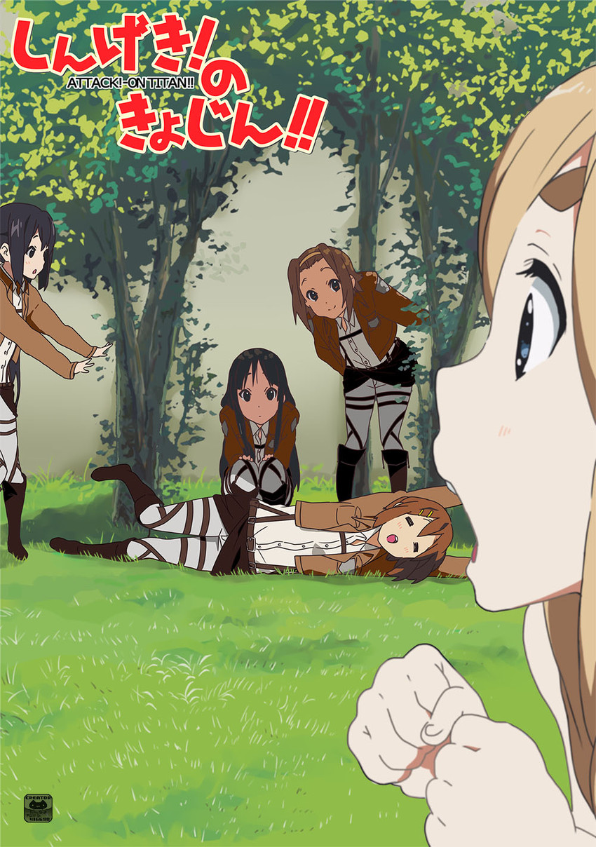 akiyama mio, nakano azusa, hirasawa yui, tainaka ritsu, and kotobuki tsumugi (k-on! and 1 more) drawn by dantyo0